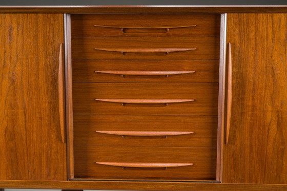 Image 1 of  Deens Teakhouten Dressoir van Arne Vodder voor Vamo Sønderborg, jaren 60