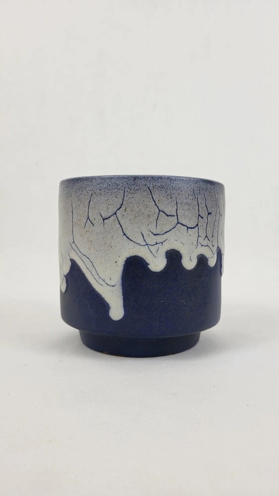 Cache pot sandstone Léon Pointu / Puisaye – Plant pot, Porcelain, Vintage (photo 2 of 7)