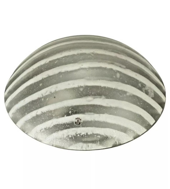 Image 1 of 70s Peill & Putzler Plafoniere ceiling lamp glass space design lamp 70s