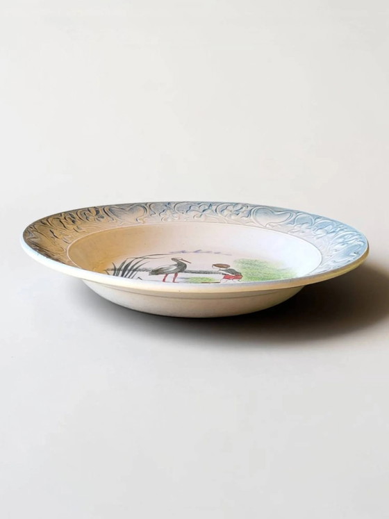 Piatto fondo in maiolica Saint Amand – Stoviglie, Porcelain, Vintage (photo 4 of 6)