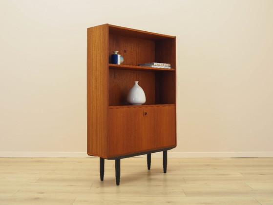 Image 1 of Teakhouten boekenkast, Deens design, jaren 70, gemaakt in Denemarken.