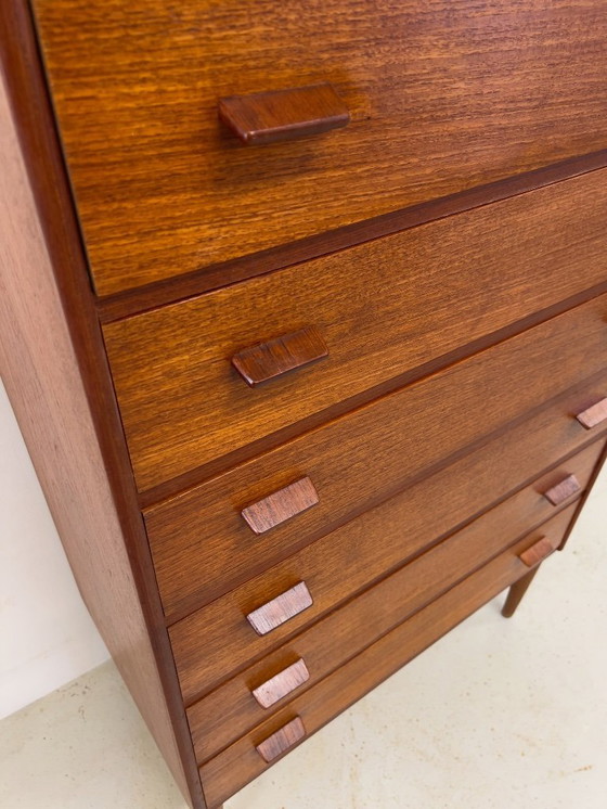 Image 1 of Cassettiera in teak di Poul Volther, anni '50.