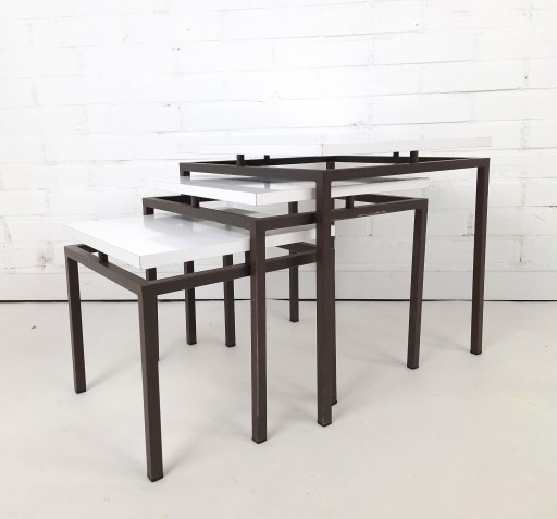 Vintage Stiemsma Beistelltische 60er/70er Mid-Century Modern