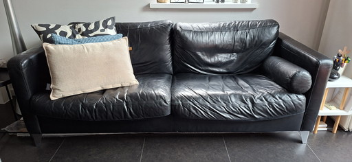 Wunderschönes Machalke 2-Sitzer-Sofa in Schwarz