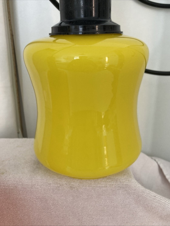 Image 1 of 2 Opaline pendant lights by Massimo Vignelli Made in Italy vintage 