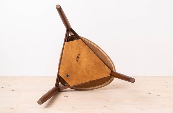 Image 1 of Teak Dining Set by Hans Olsen, 4 Chairs, Round Table, Danish Modern, 1950s