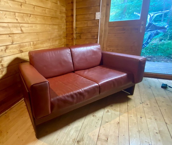 Image 1 of Set di divano a 2 posti e 1 poltrona korium km 3/1 di Tito Agnoli per Matteo Grassi, Italia, anni Ottanta.