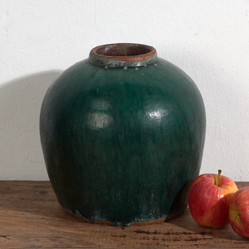 Antieke steengoed vaas (ca. 1820) #40