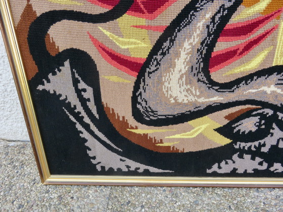 Image 1 of Tapestry "La Corrida" France, 1970