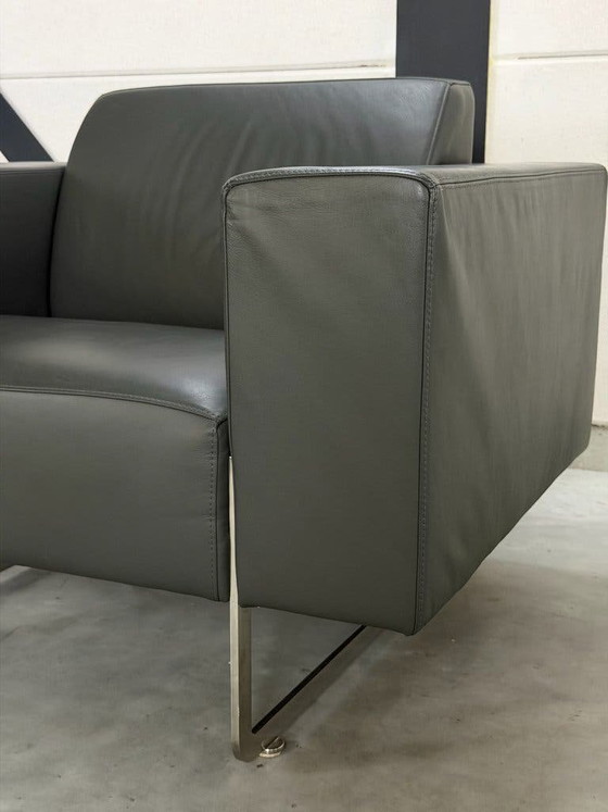 Artifort Mare Poltrone - set di 2 - ottime condizioni – polished steel, Pelle (photo 3 of 10)