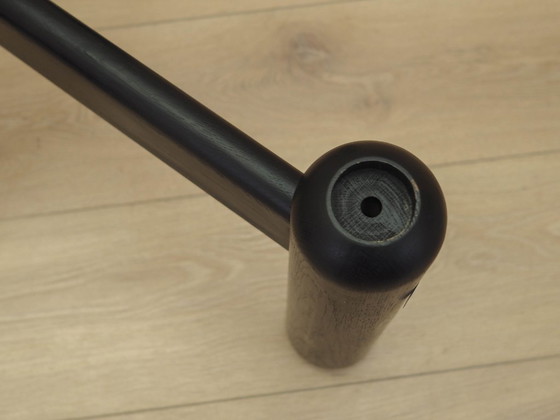 Tavolino da caffè italiano in vetro fumé con base in legno, anni '90 – Tavolini da caffè, Wood (photo 9 of 10)