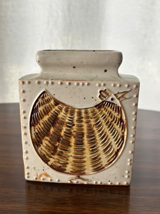 Scandinavian stoneware vase