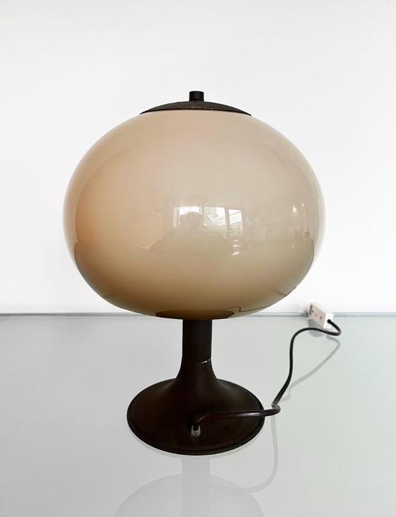 Image 1 of Vintage 70s Herda space age Mushroom table lamp