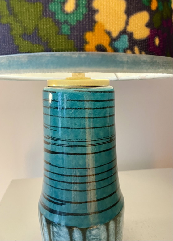 Image 1 of Lampada da tavolo senza fili realizzata in ceramica della Germania Ovest degli anni '60.