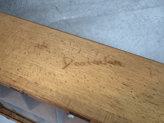 Image 1 of Vintage display case/counter - 'Guitare' Elastique de Luxe