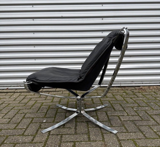 Image 1 of Set vintage Vatne Møbler Falcon di Sigurd Resell: 2 alti + 2 bassi + Hocker