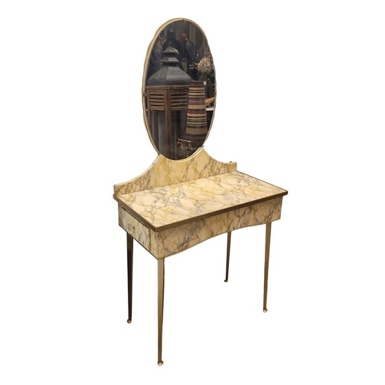 Image 1 of Tocador Art Déco, Pergamino, Mid-Century, 50’S – Italia