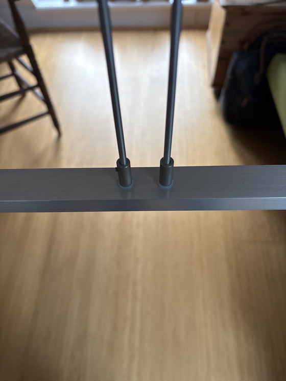 Image 1 of LED (8x) dining table pendant lamp made of brushed aluminum