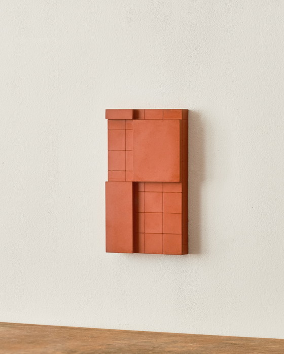 Image 1 of Set di 3 oggetti da parete brutalisti fatti a mano