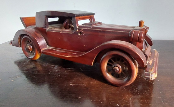 Image 1 of Voitures et camions en bois fabriqués et peints à la main