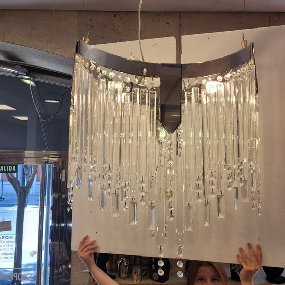 Image 1 of Kandelaber / Kronleuchterkristalle, Hollywood Regency, 90er Jahre - Italien