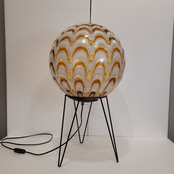 Image 1 of Tisch-/Deckenleuchte, Muranoglas, Mazzega-Stil, 1970er Jahre – Italien