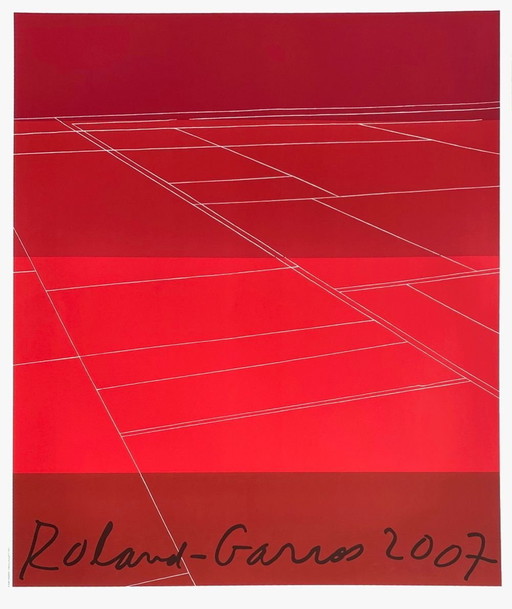 Affiches officielles ROLAND-GARROS 2007 - Kate Shepherd original poster 2007