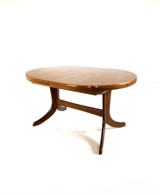 Image 1 of Tavolo da pranzo allungabile vintage danese in teak anni '60