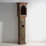 Boîtier d'horloge de parquet ancien en pin peint – Europe Centrale, circa 1850 – Pendules, Iron, Glass (photo 6 of 40)