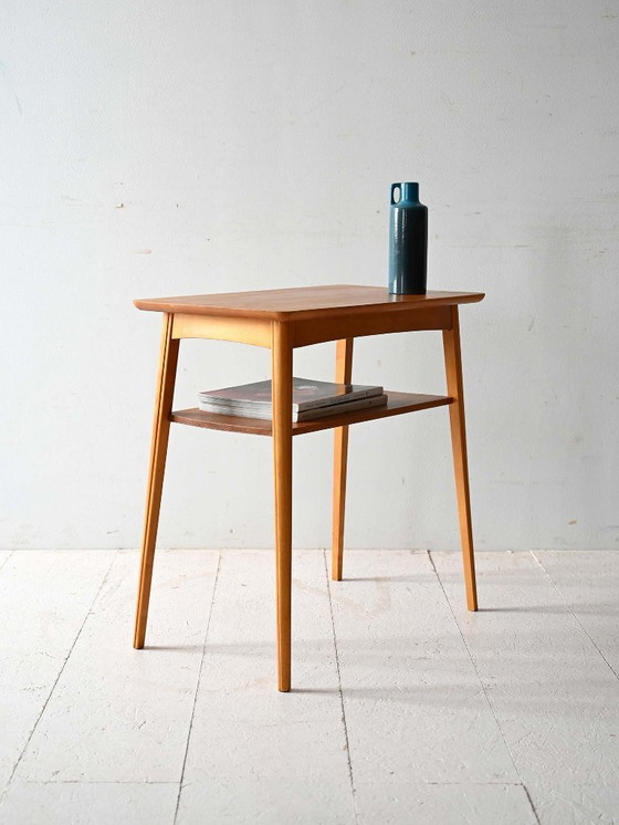 Image 1 of Table basse scandinave des années 1960 en pin massif