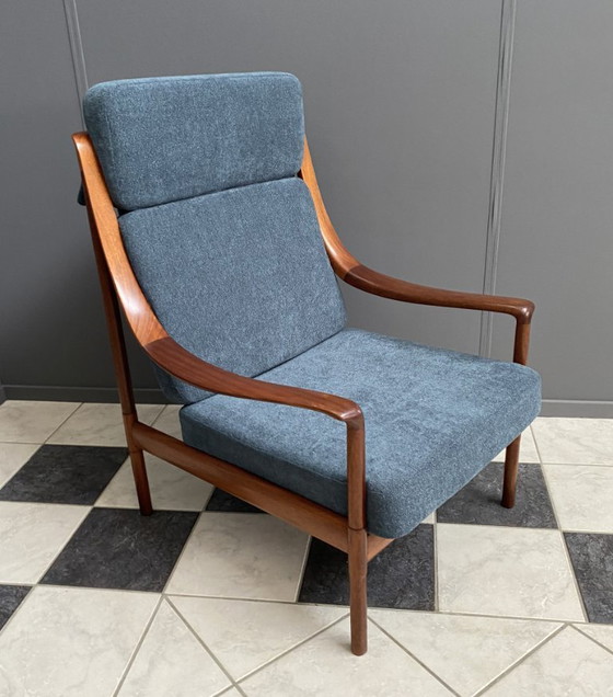 Image 1 of Highback chair by Wilhelm Knoll 1960s reupholstered
