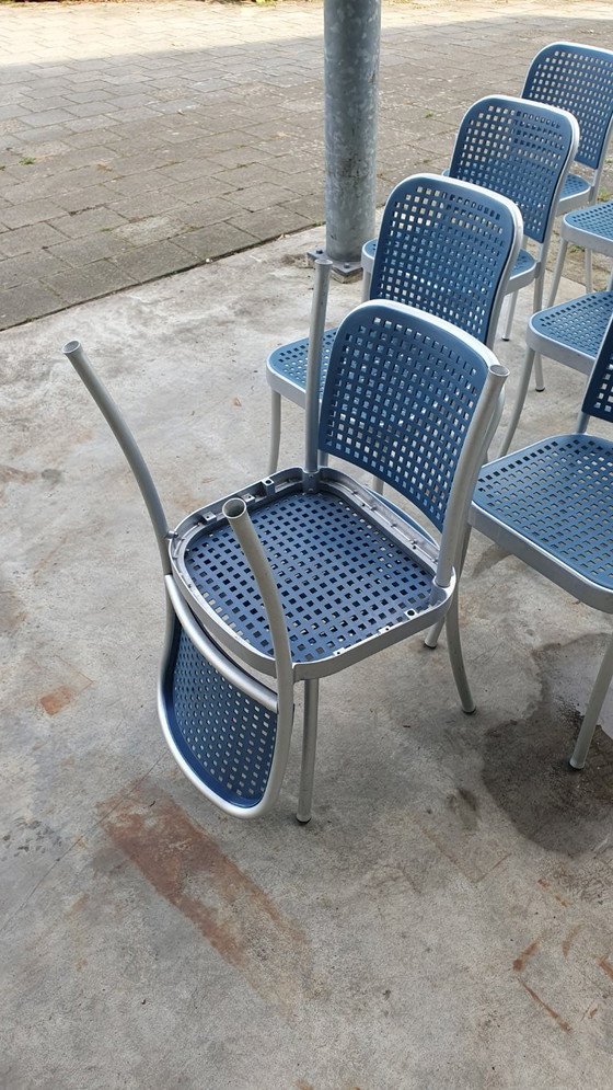 10x (+1) DePadova Silver Chair De Padova design chairs Italy, Dining chairs, Plastic (photo 8 of 14)