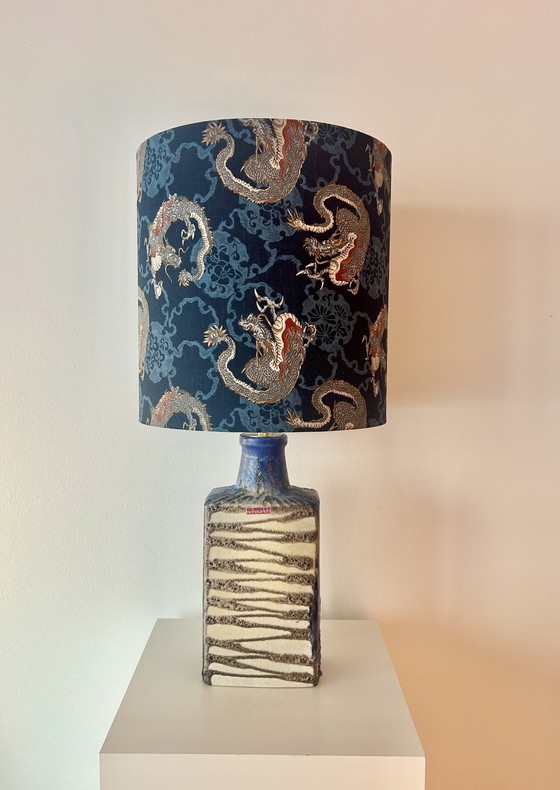 Image 1 of Extraordinary dragon lamp from Scheurich, fireplace vase