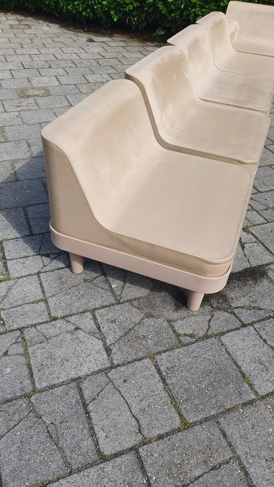 Sixinch Offshore Set lounge modulare di design 20 pezzi taupe vintage – Divani modulari, Plastic (photo 18 of 35)