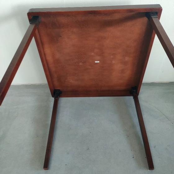 Image 1 of Unique and Rare 1950s Green Brothers 'Foldable' Directors' Chairs Bridge Table Set