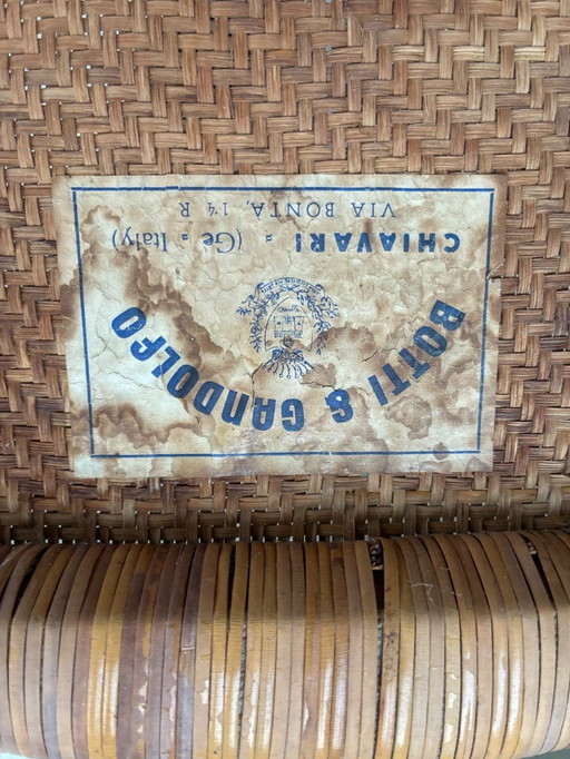 Schwarz lackierter CHIAVARI Stuhl von BOTTI & GANDOLFO