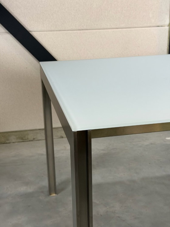 Table à manger Leolux Cameleon 200 cm - comme neuve – Tables basses, Verre (photo 9 of 10)