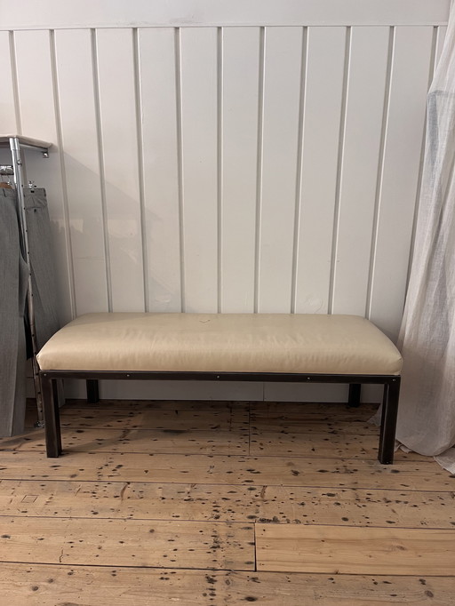 Leather bench