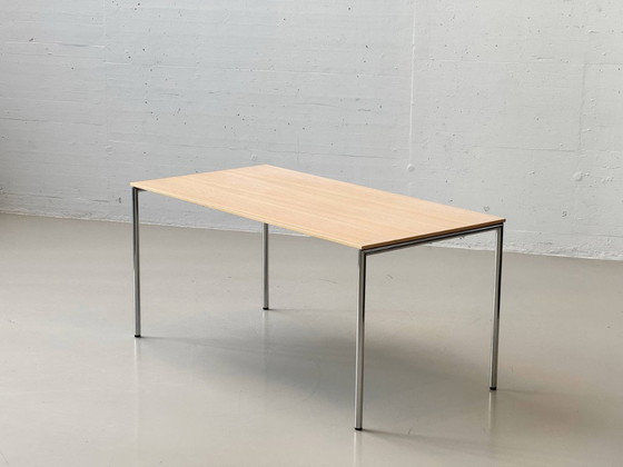 Image 1 of Tavolo con piano effetto rovere di Sedorama, Svizzera, anni '90