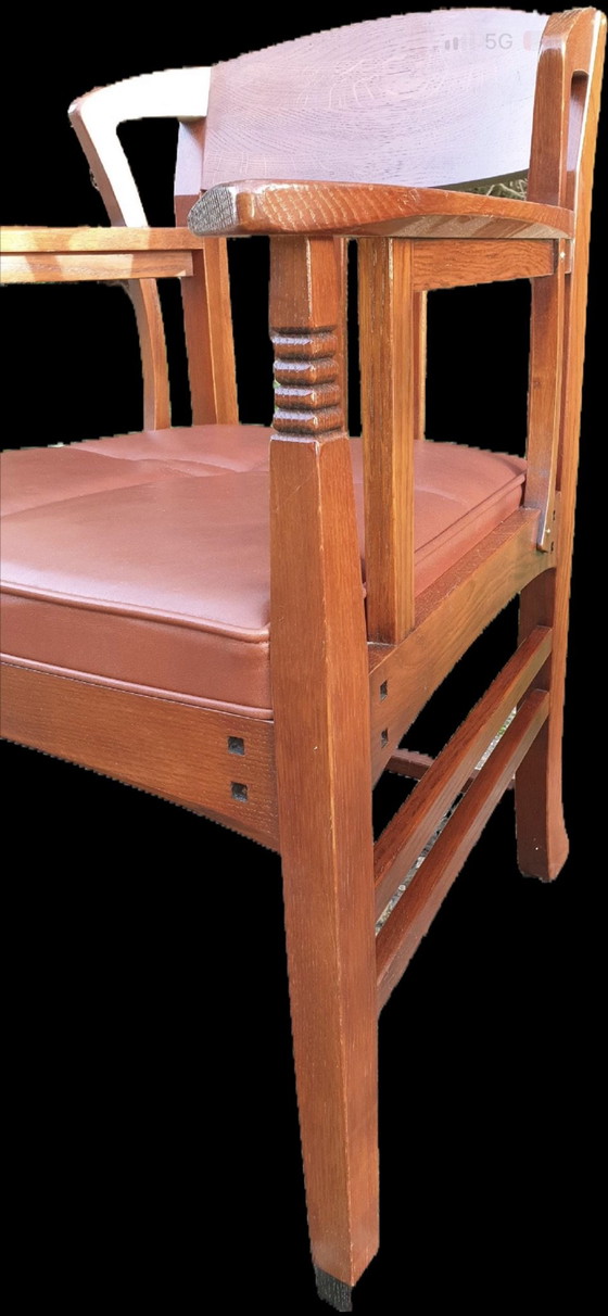 6 sedie da pranzo Schuitema in pelle – Legno (photo 12 of 15)