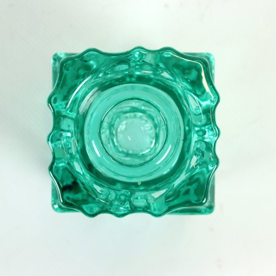 Image 1 of Portacandele in vetro vintage di Vladislav Urban per Rosice, anni '60