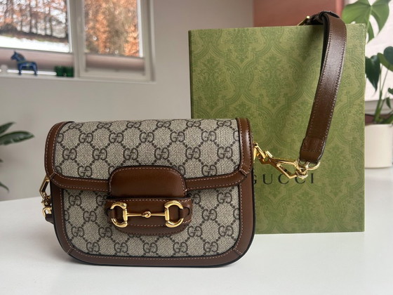 Bolso de hombro pequeño Gucci Horsebit 1955 – Bolsos de hombro, Calfskin (photo 7 of 20)