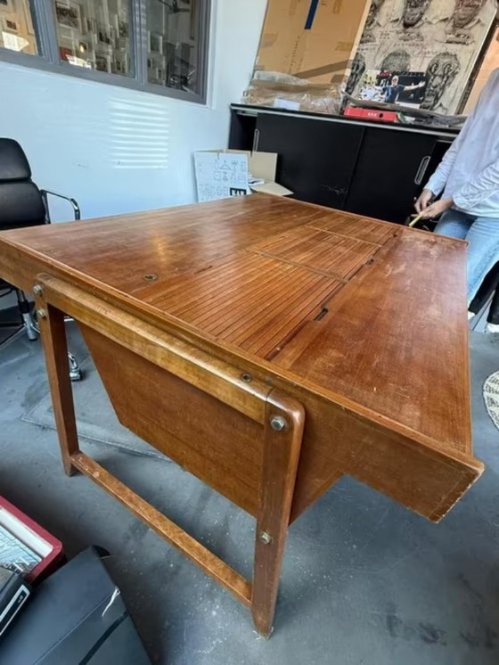 Image 1 of Schreibtisch - Clausen & Maerus Eichenschreibtisch