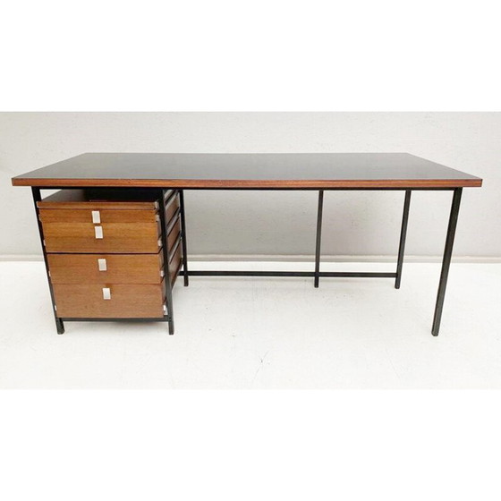 Image 1 of Vintage desk by Jules Wabbes for Universal Furniture, Belgium 1960