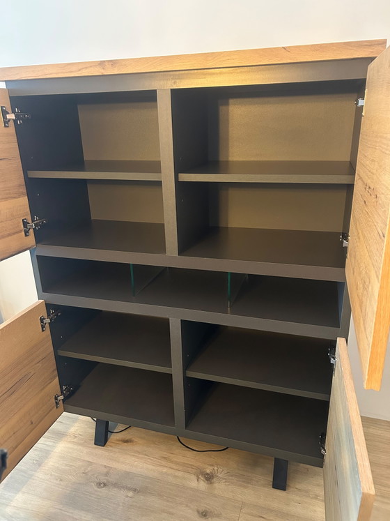 Xooon highboard with lighting – High Boards, Glass, Wood (photo 5 of 5)