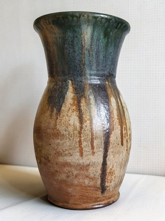 Image 1 of Baluster vase in stoneware signed Maurice Pitot / Bouffioulx