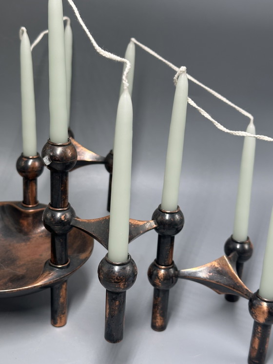 Image 1 of Ensemble de bougeoirs Nagel style moderne du milieu du siècle, années 1960