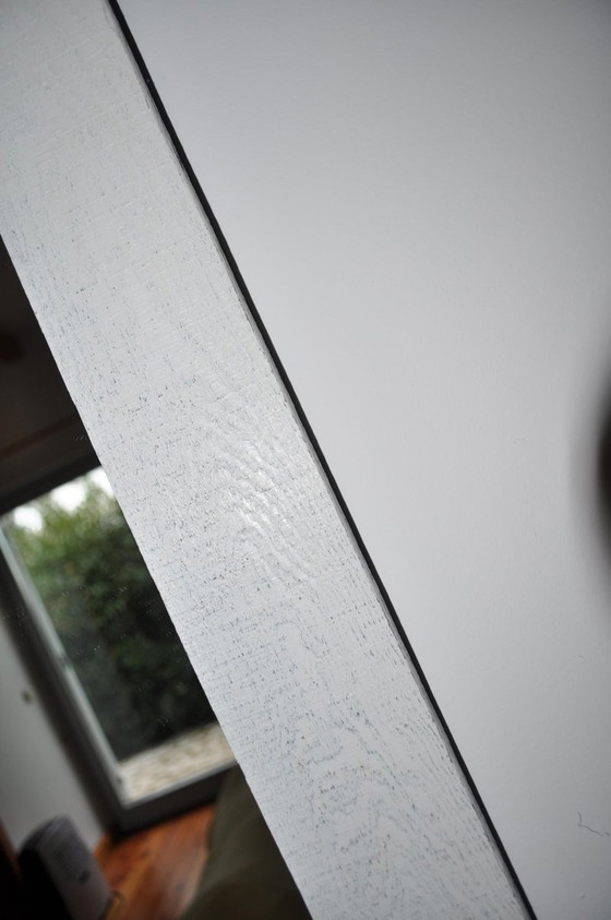 White Painted Mirror, 1980s – Glass (photo 2 of 9)