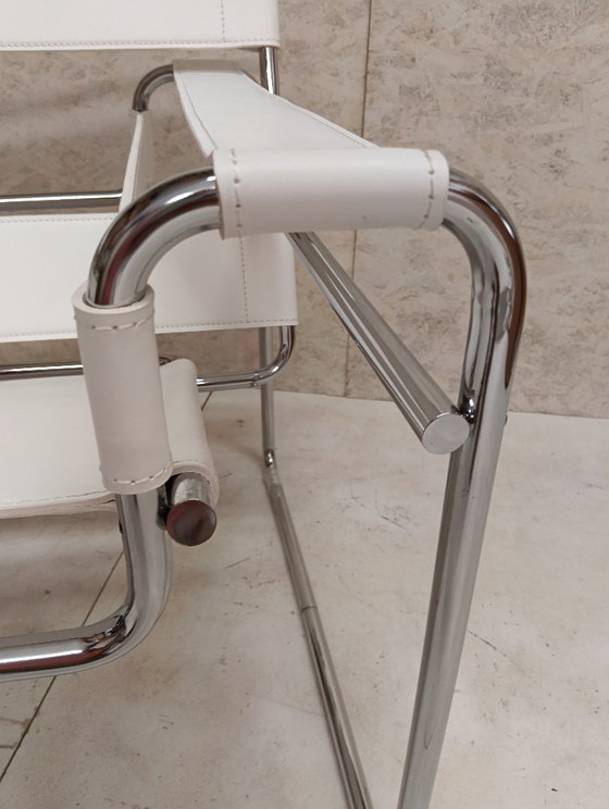 KNOLL Studio Poltrona WASSILY B3 NUOVA, in Cuoio Bianco – Poltrone, Leather (photo 30 of 83)