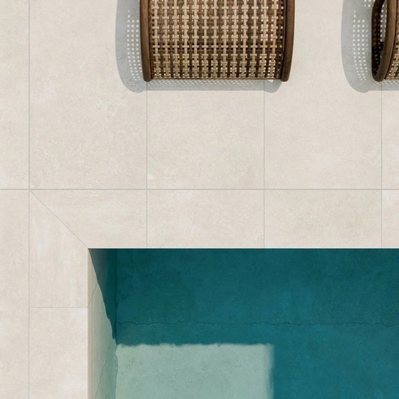 Image 1 of Novità: piastrelle per patio in gres porcellanato italiano, Limestone greige 60 x 120 cm